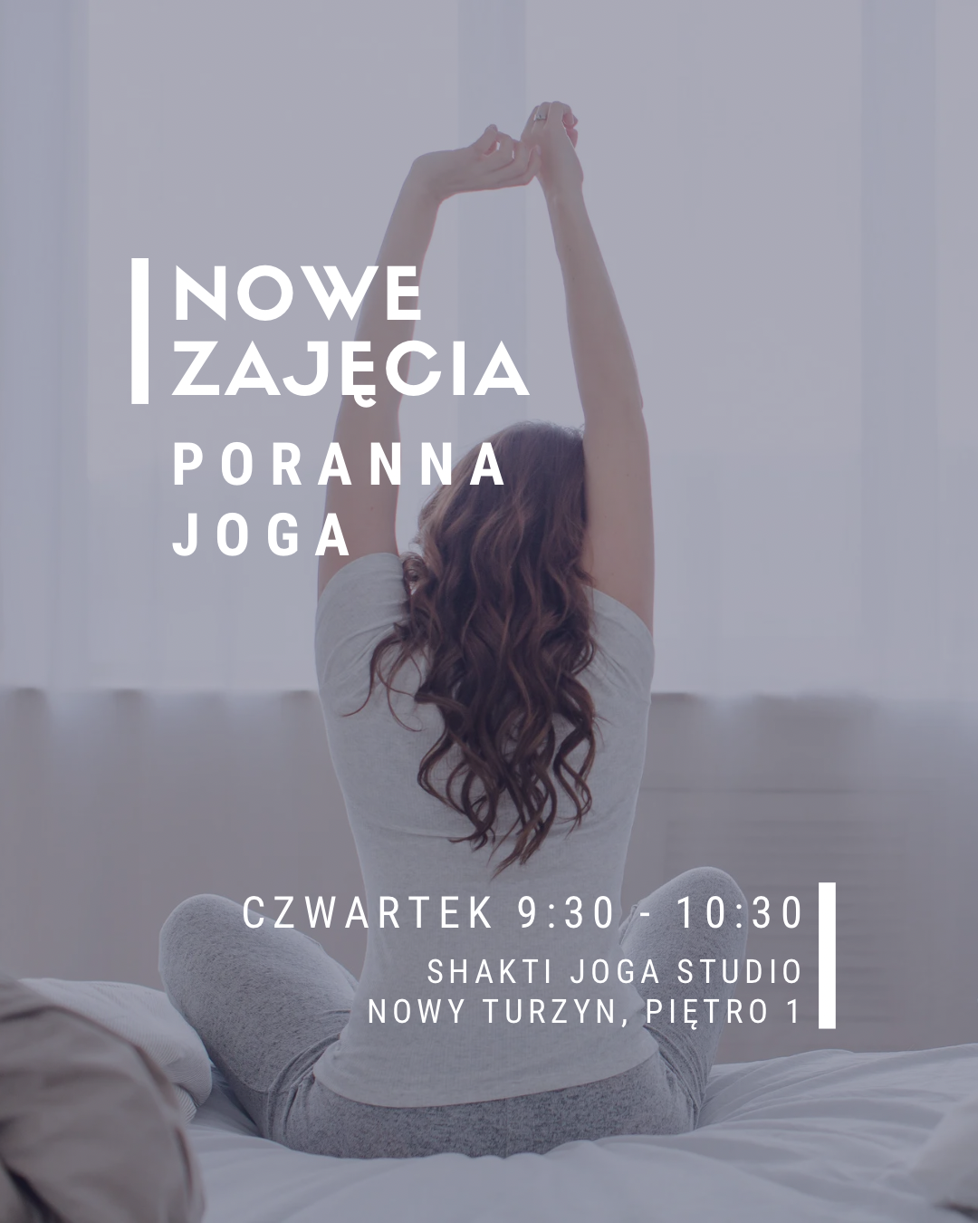 Poranna joga na dobry początek dnia!